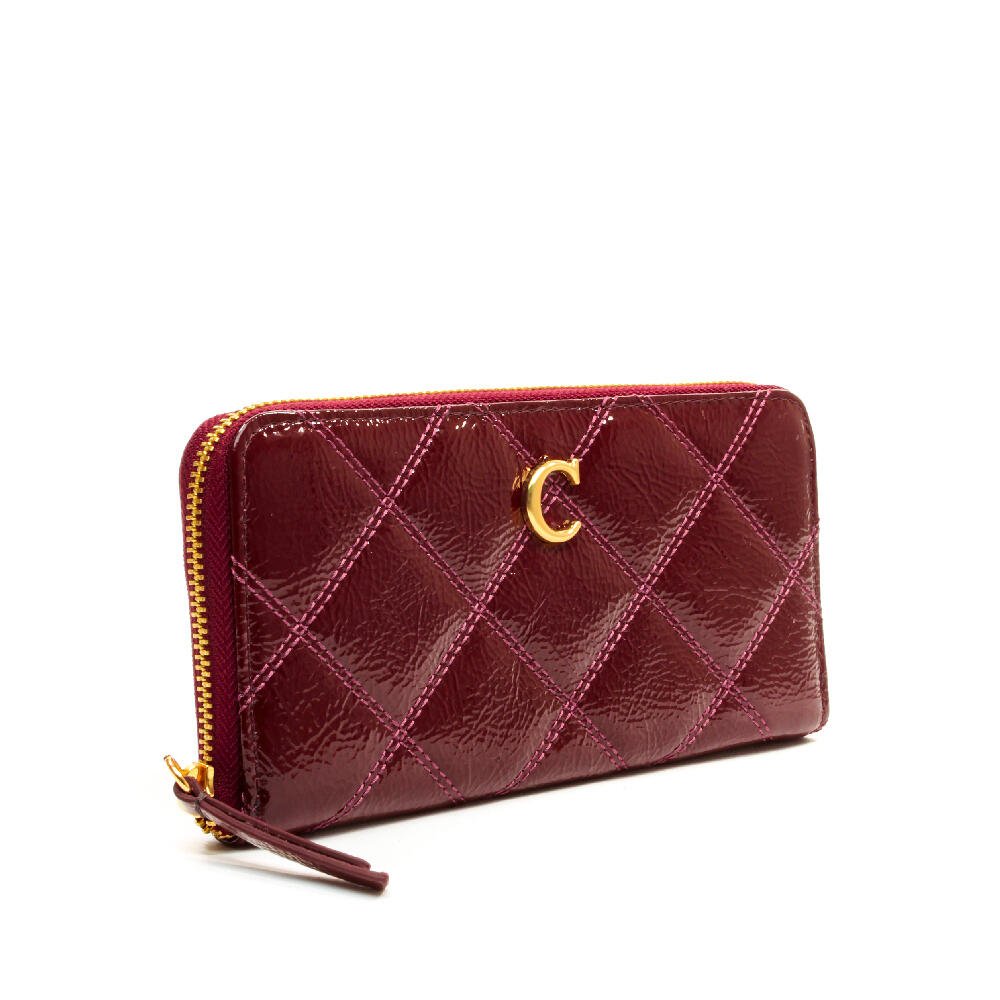 Carteira Linna Couro BordÔ Cecconello C2931-3 Bordô 2