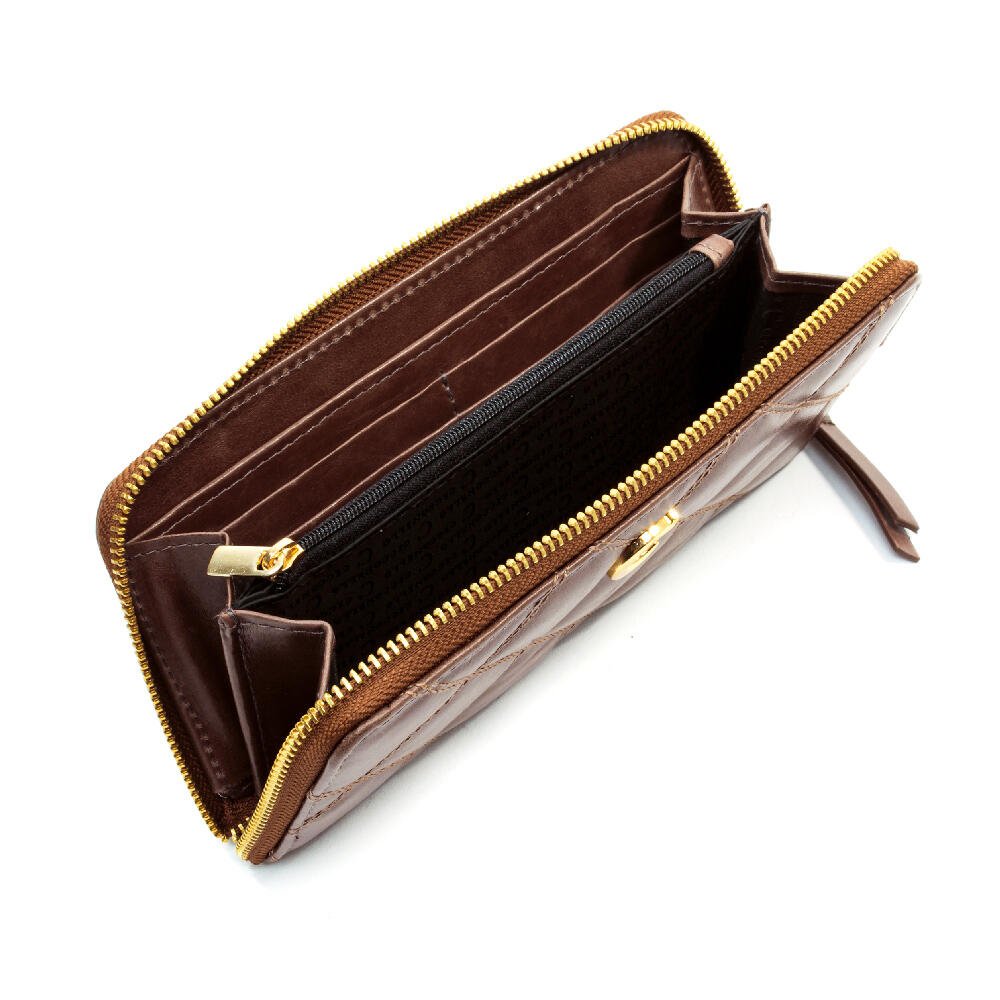 Carteira Linna Couro Marrom Cecconello C2931-4 Marrom 4