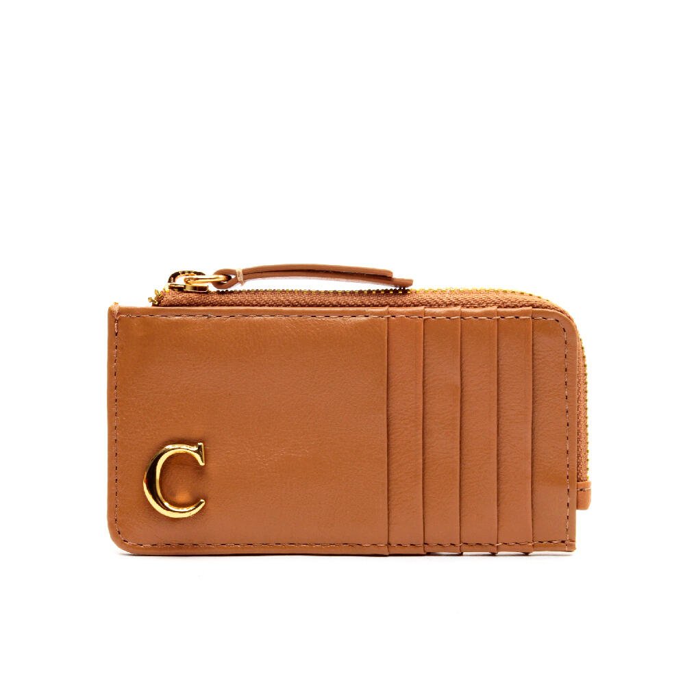 Porta CartÃo Anny Couro Marrom Cecconello C2943-5