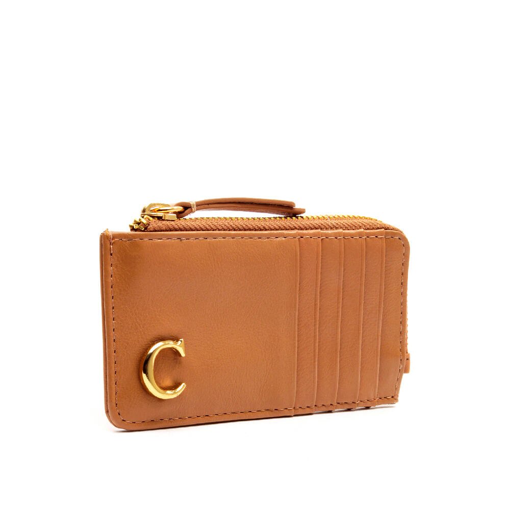 Porta CartÃo Anny Couro Marrom Cecconello C2943-5 Marrom 2