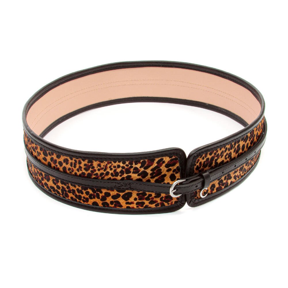 Cinto Couro Leopardo Cecconello C2945-7 Onça 4