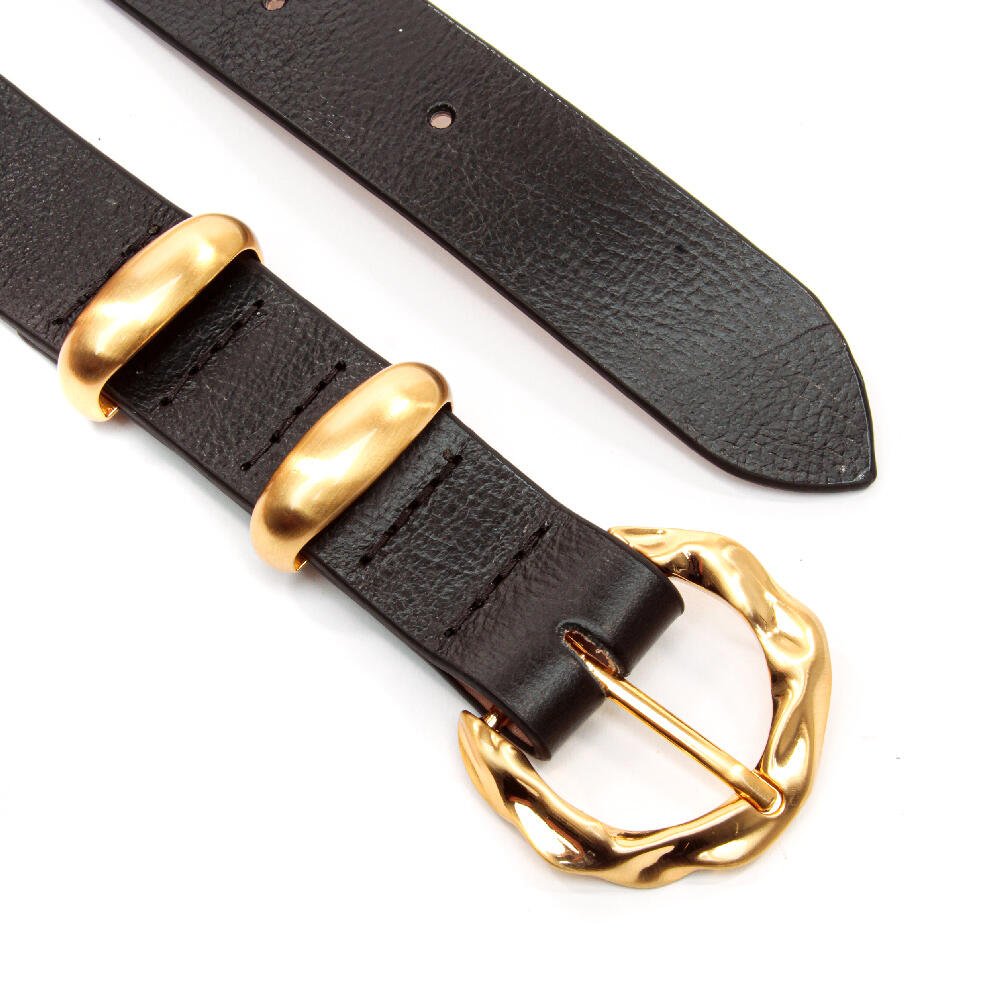 Cinto Amber Couro Preto Cecconello C2946-4 Preto 5