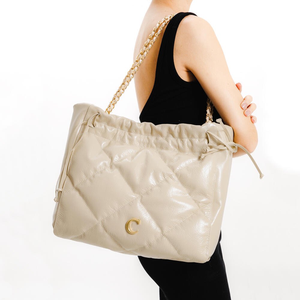 Bolsa Talia Couro Off White Cecconello C2927-5 Off White 2