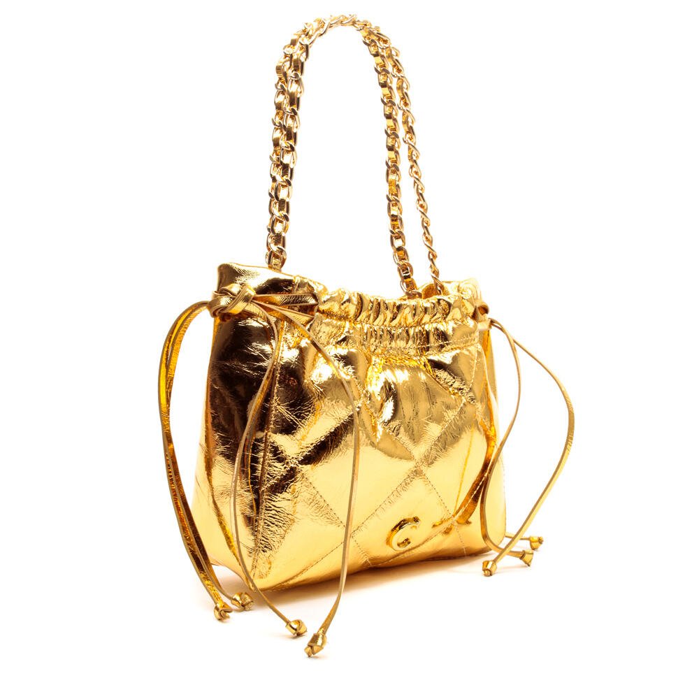 Bolsa Talia Couro Ouro Cecconello C2928-7 Ouro 3