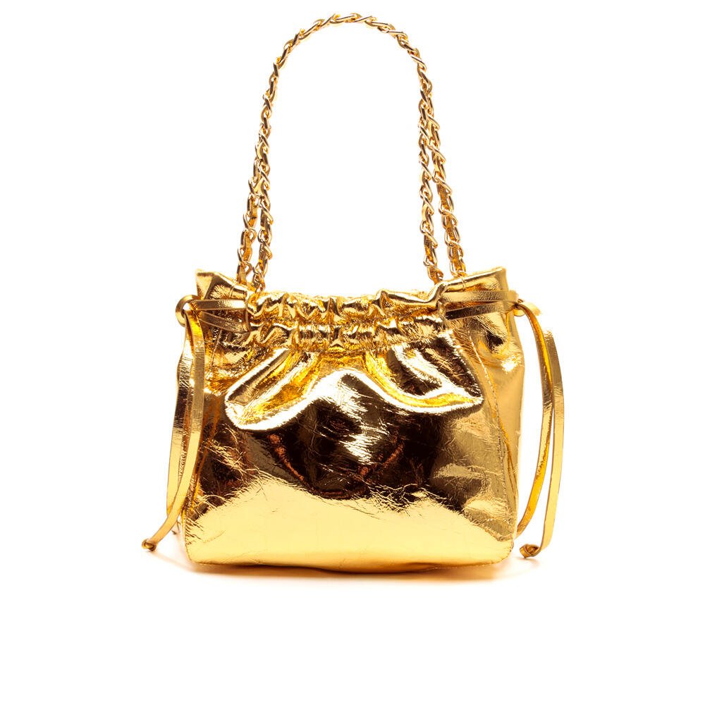 Bolsa Talia Couro Ouro Cecconello C2928-7 Ouro 5