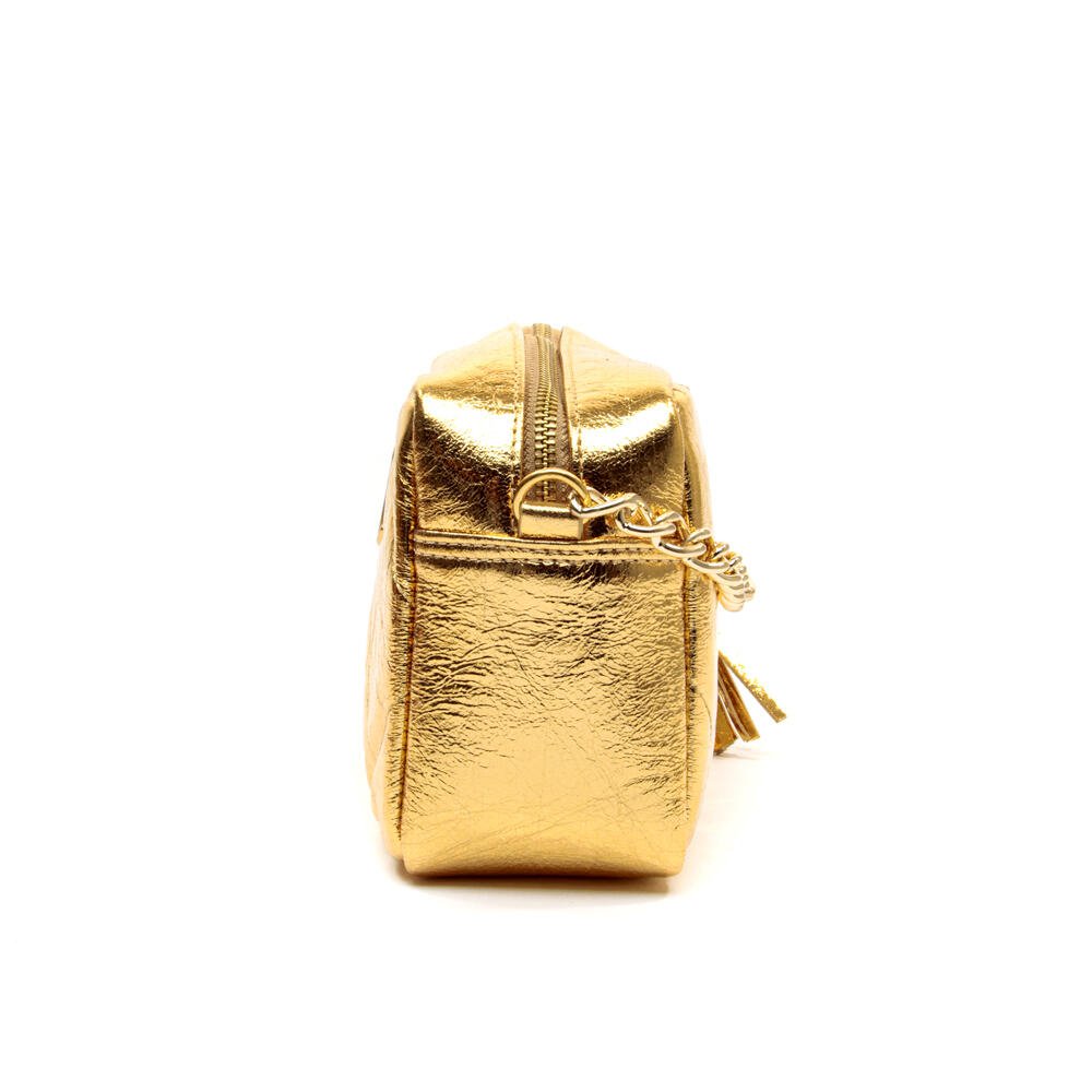 Bolsa Adelle Couro Ouro Cecconello C2949-6 Ouro 5