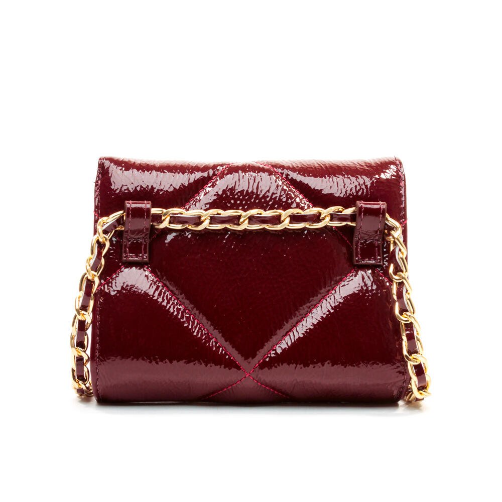 Bolsa Joy Couro BordÔ Cecconello C2925-3 Bordô 4