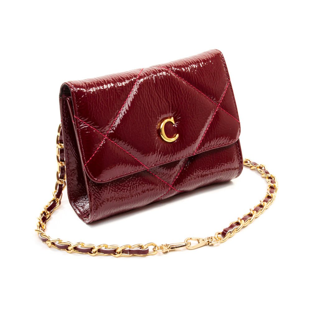 Bolsa Joy Couro BordÔ Cecconello C2925-3 Bordô 5