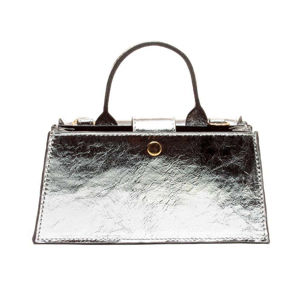 Bolsa Kim Couro Prata Cecconello C2932-10 Prata 4
