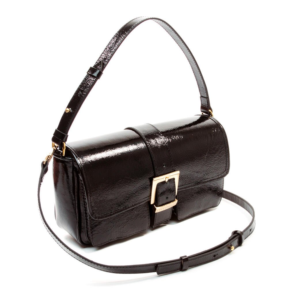 Bolsa Arya Couro Preto Cecconello C2906-6 Preto 5