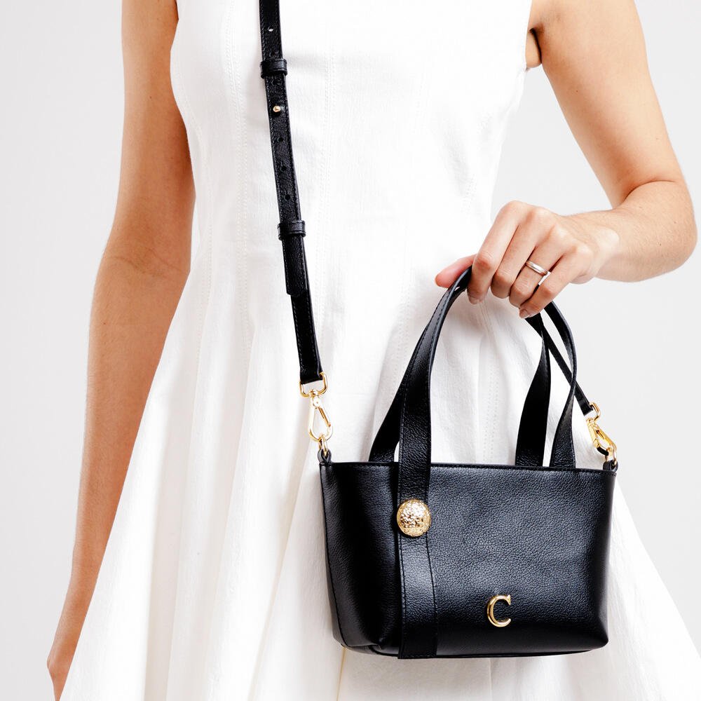 Bolsa Sophie Couro Preto Cecconello C2950-1 Preto 3