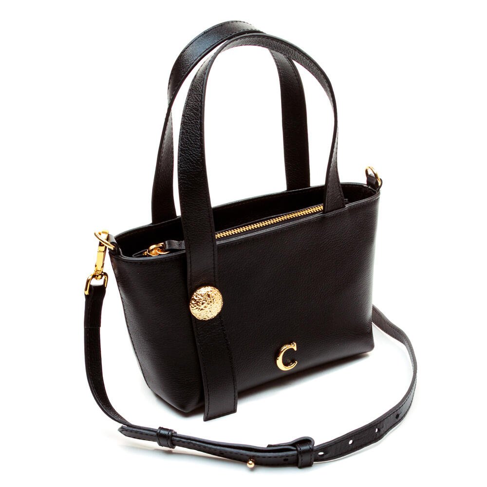 Bolsa Sophie Couro Preto Cecconello C2950-1 Preto 5