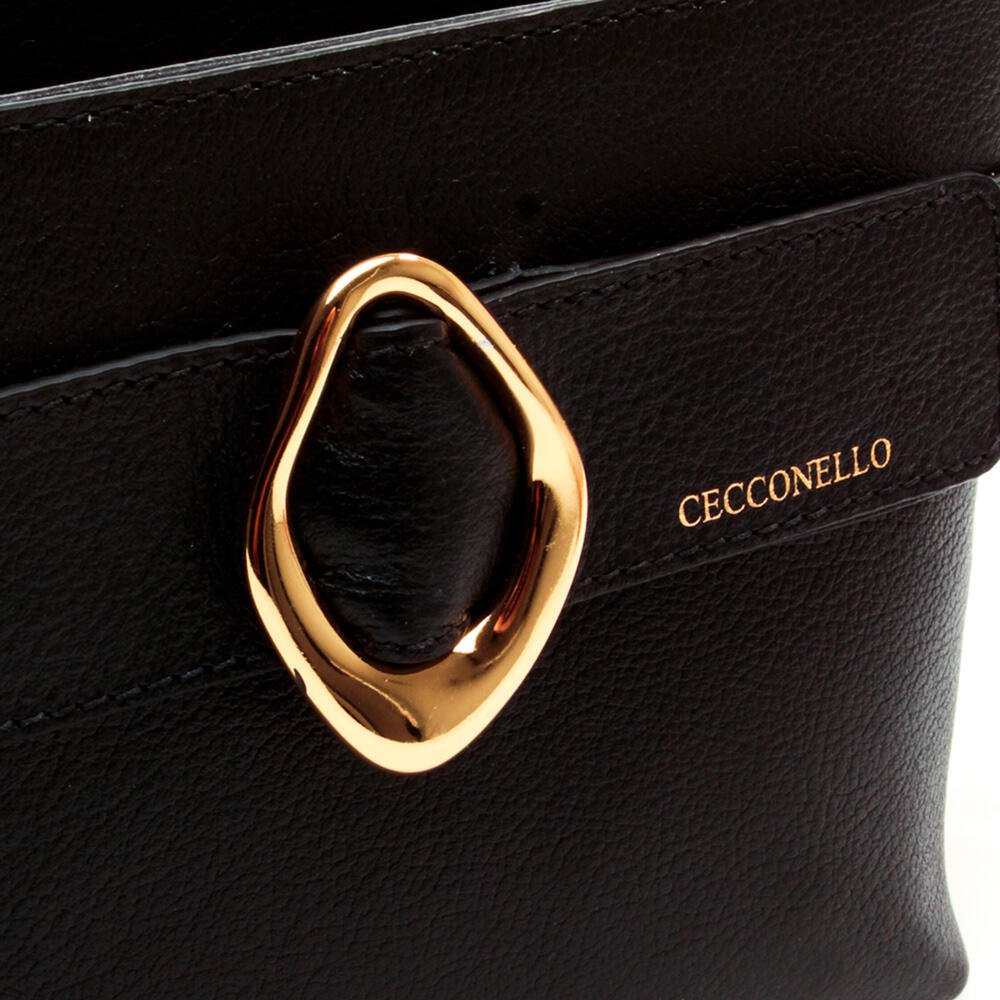 Bolsa Alba Couro Preto Cecconello C2954-2 Preto 5
