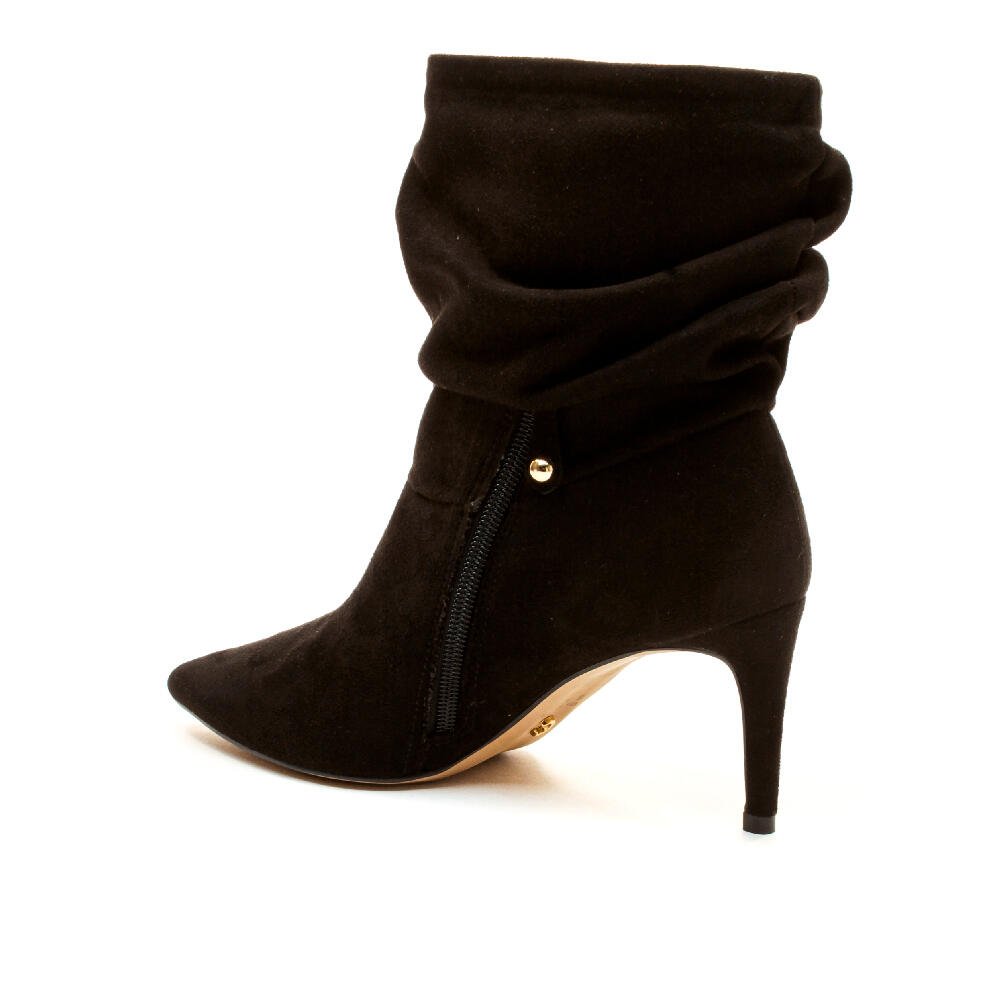 Bota Preta Cano Curto Slouchy Cecconello 1869007-28 Preto 3