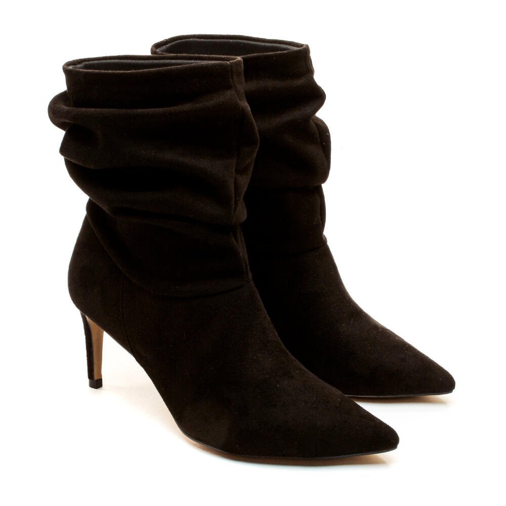 Bota Preta Cano Curto Slouchy Cecconello 1869007-28 Preto 5