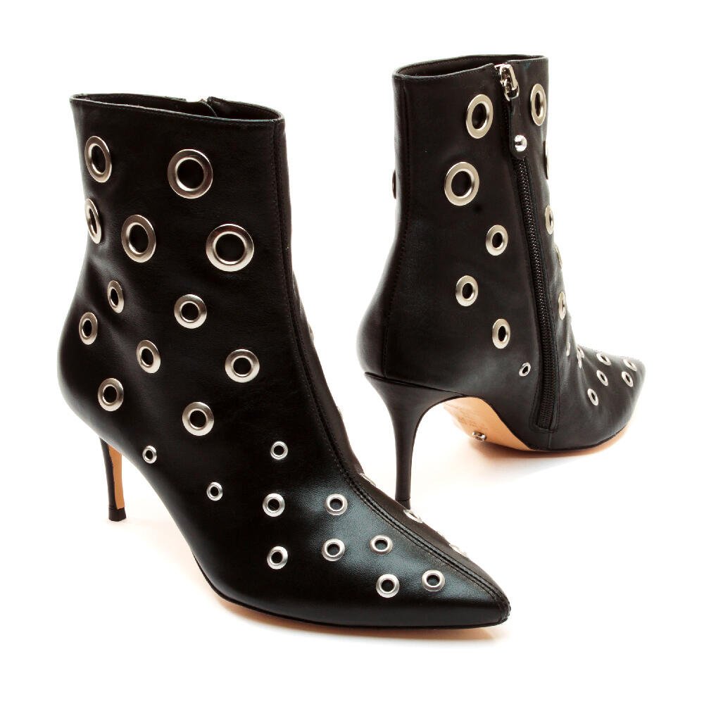 Bota Couro Preto Cano Curto Cecconello 2399024-1 Preto 4