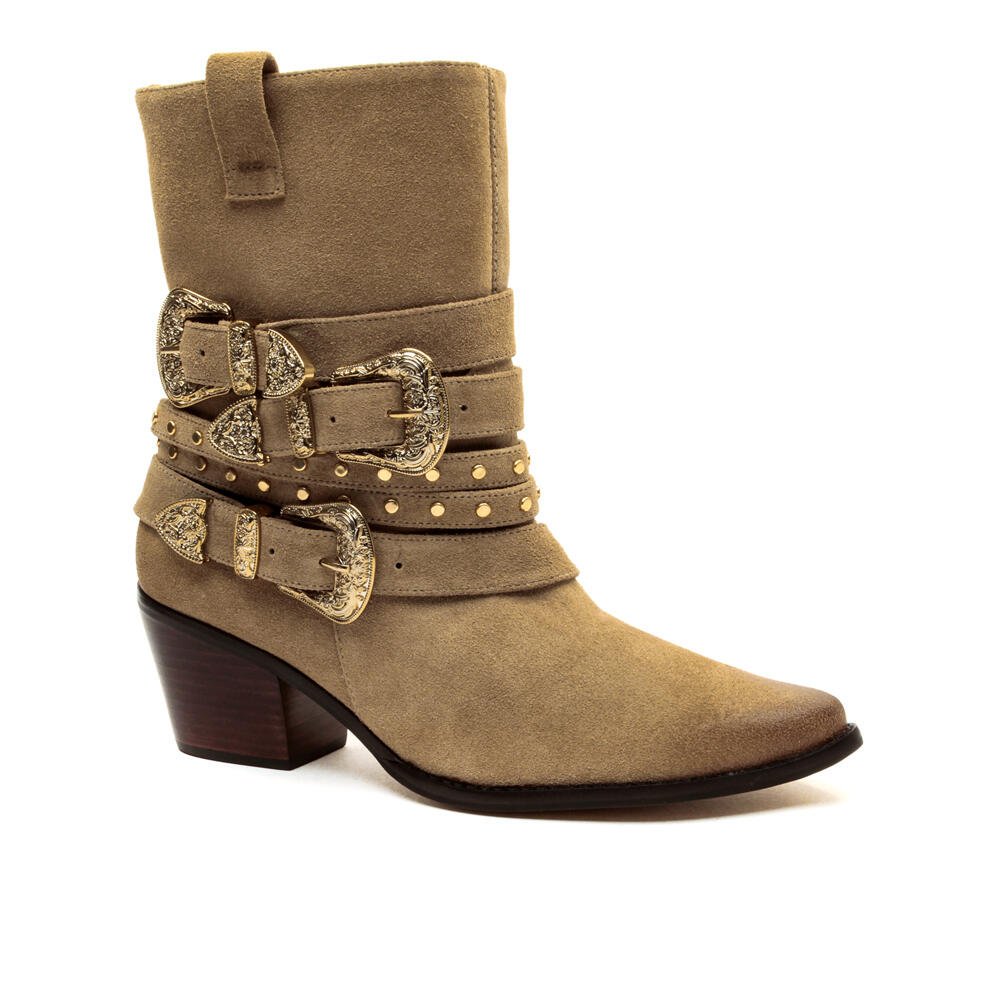 Bota Couro Marrom Cano Curto Cecconello 2619007-1 Marrom 3