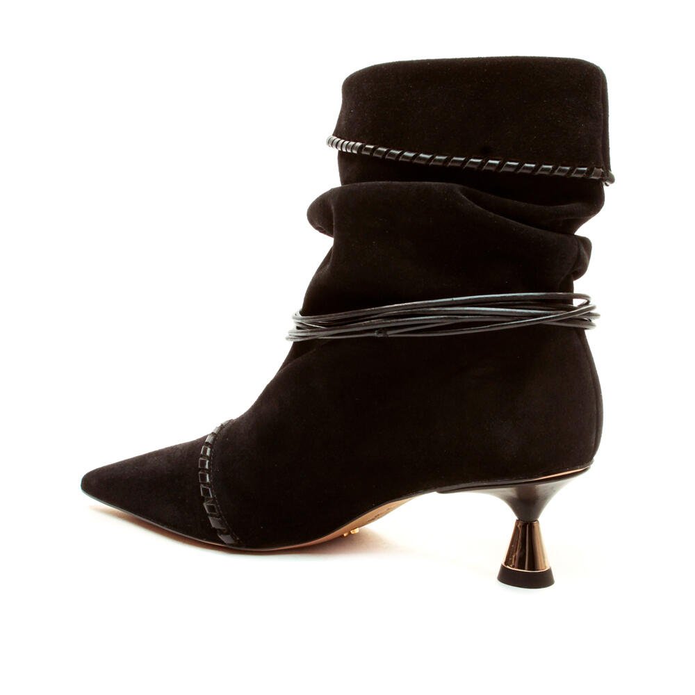 Bota Couro Preto Cano Curto Cecconello 2620001-1 Preto 4