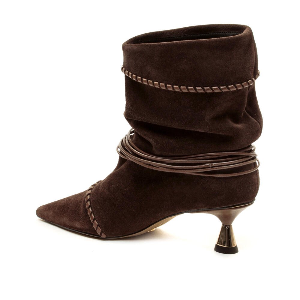 Bota Couro Marrom Cano Curto Cecconello 2620001-2 Marrom 4