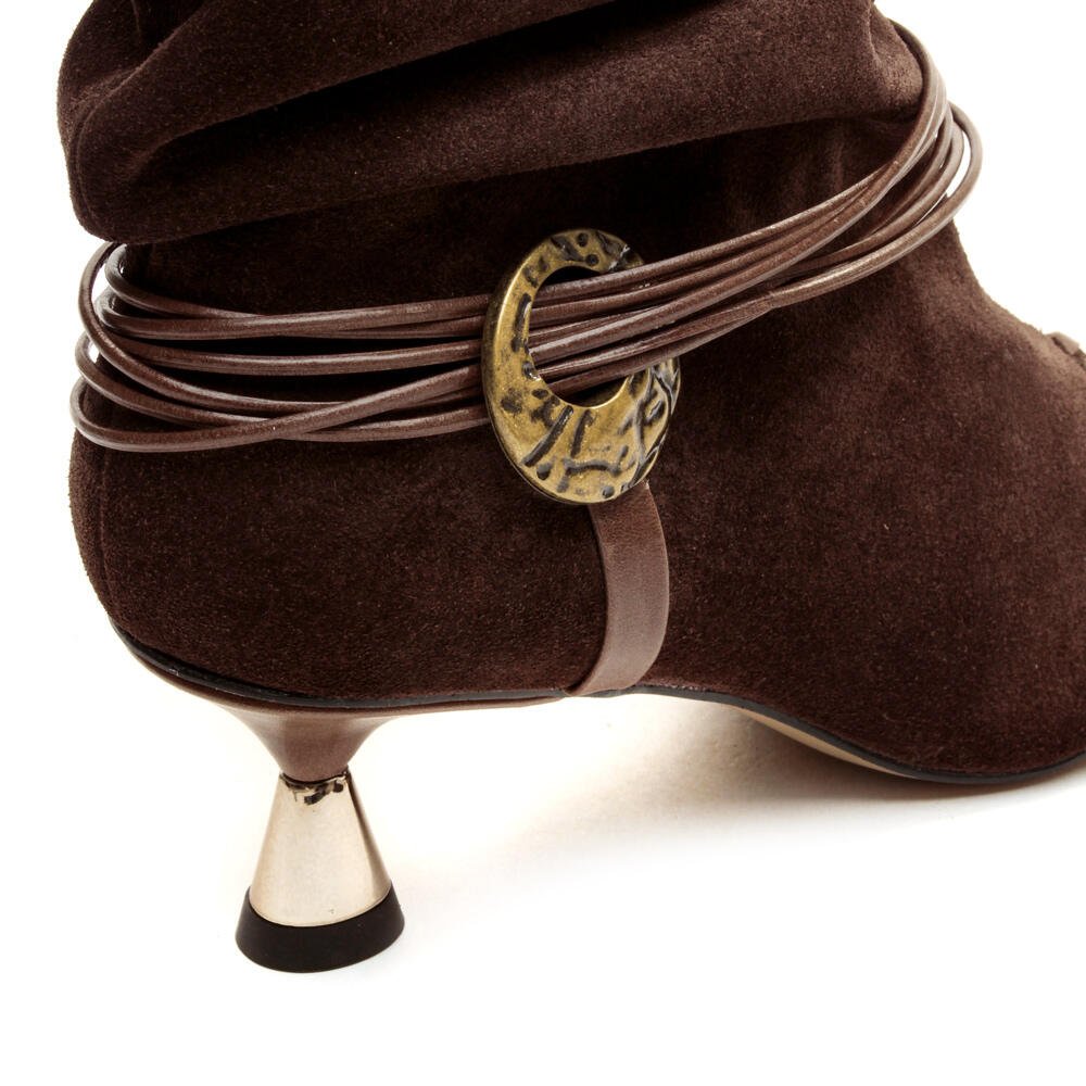 Bota Couro Marrom Cano Curto Cecconello 2620001-2 Marrom 5