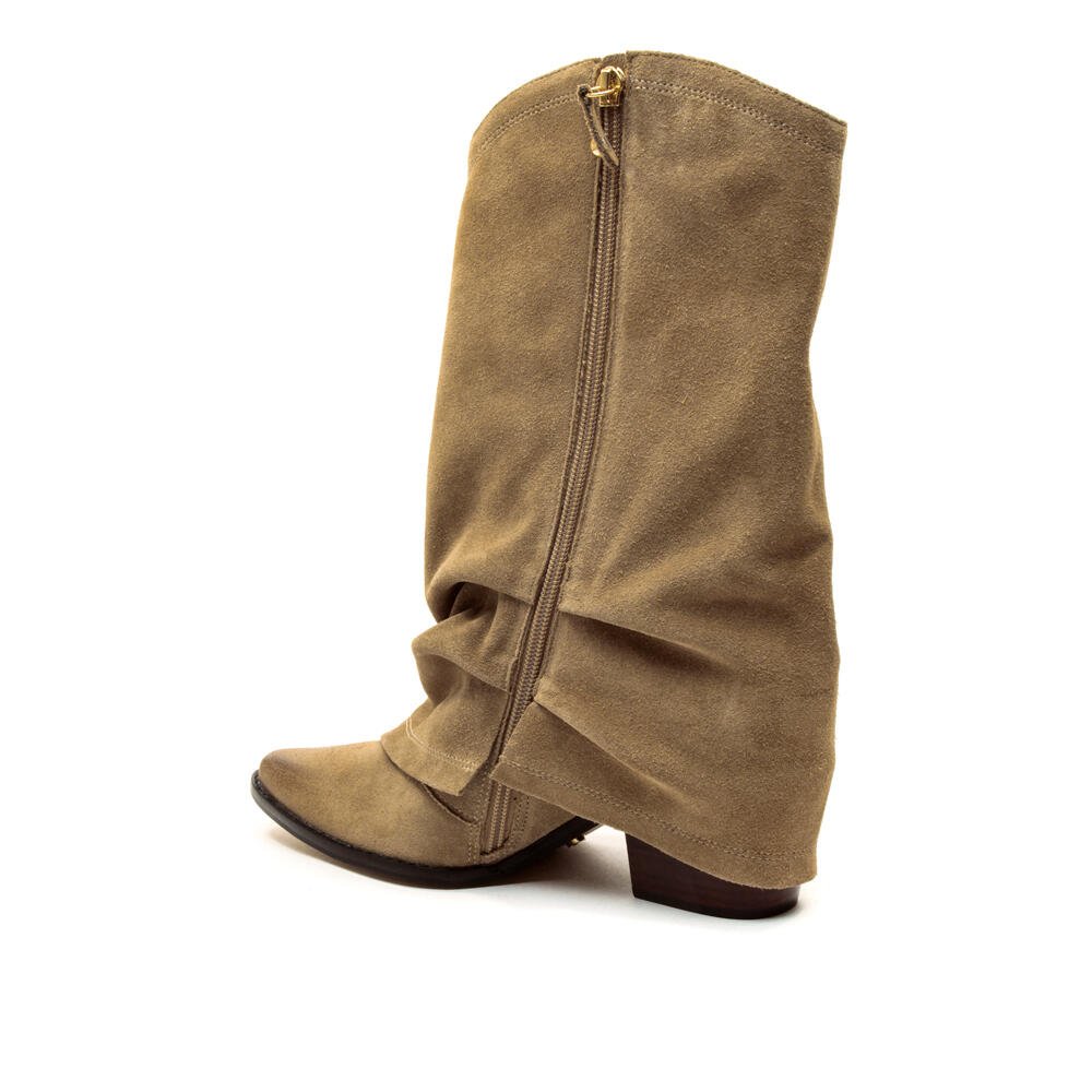 Bota Couro Marrom Cano Médio Cecconello 2619006-1 Marrom 4