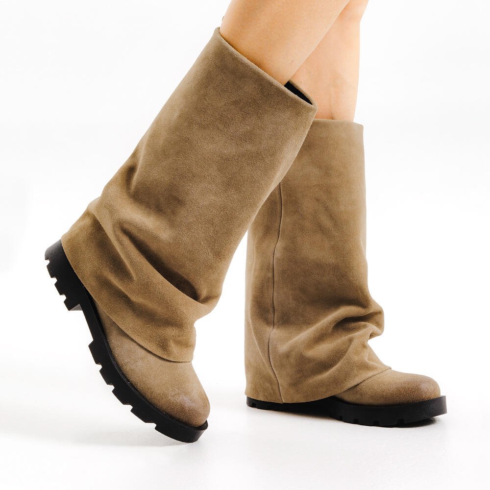 Bota Couro Marrom Cano Médio Cecconello 2622002-2 Marrom 2