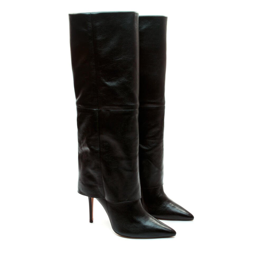 Bota Couro Preto Cano Longo Cecconello 2624001-4 Preto 5