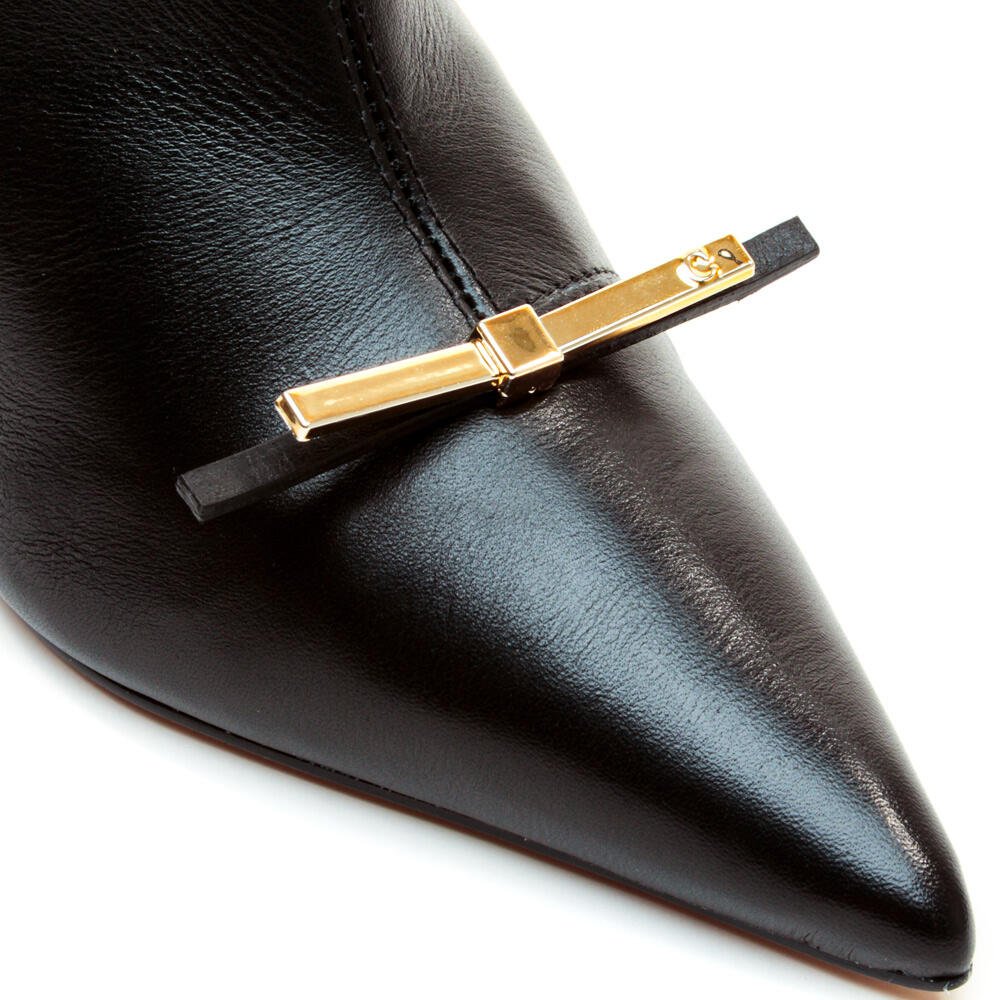 Bota Couro Preto Cano Curto Cecconello 2658010-1 Preto 5