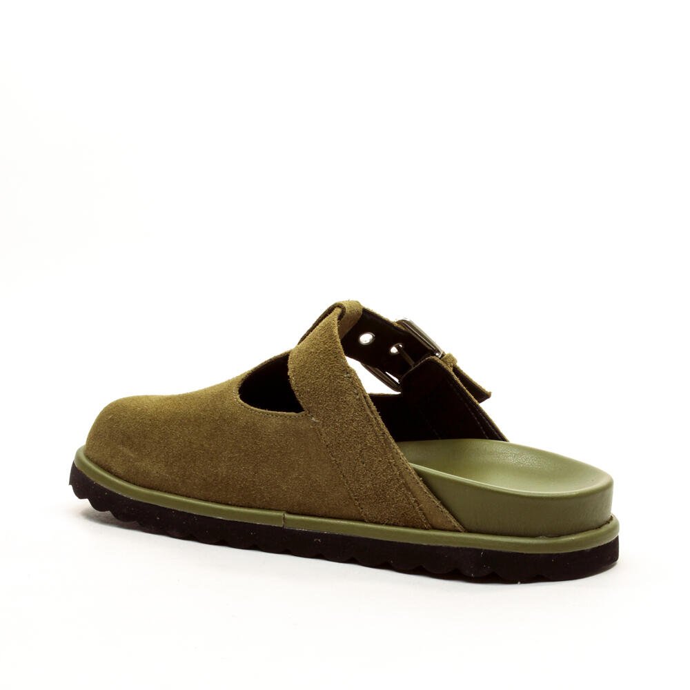 Mule Clog Couro Verde Cecconello 2648001-4 Verde 4