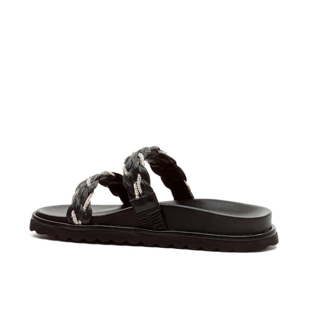 Sandália Papete Couro Preto Cecconello 2491005-3 Preto 4