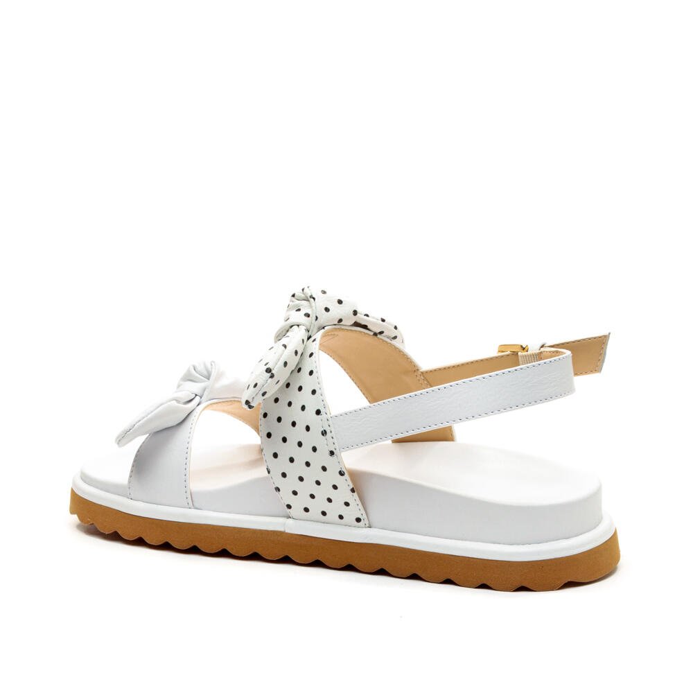 Sandália Papete Couro Branco Cecconello 2491013-2 Branco 4