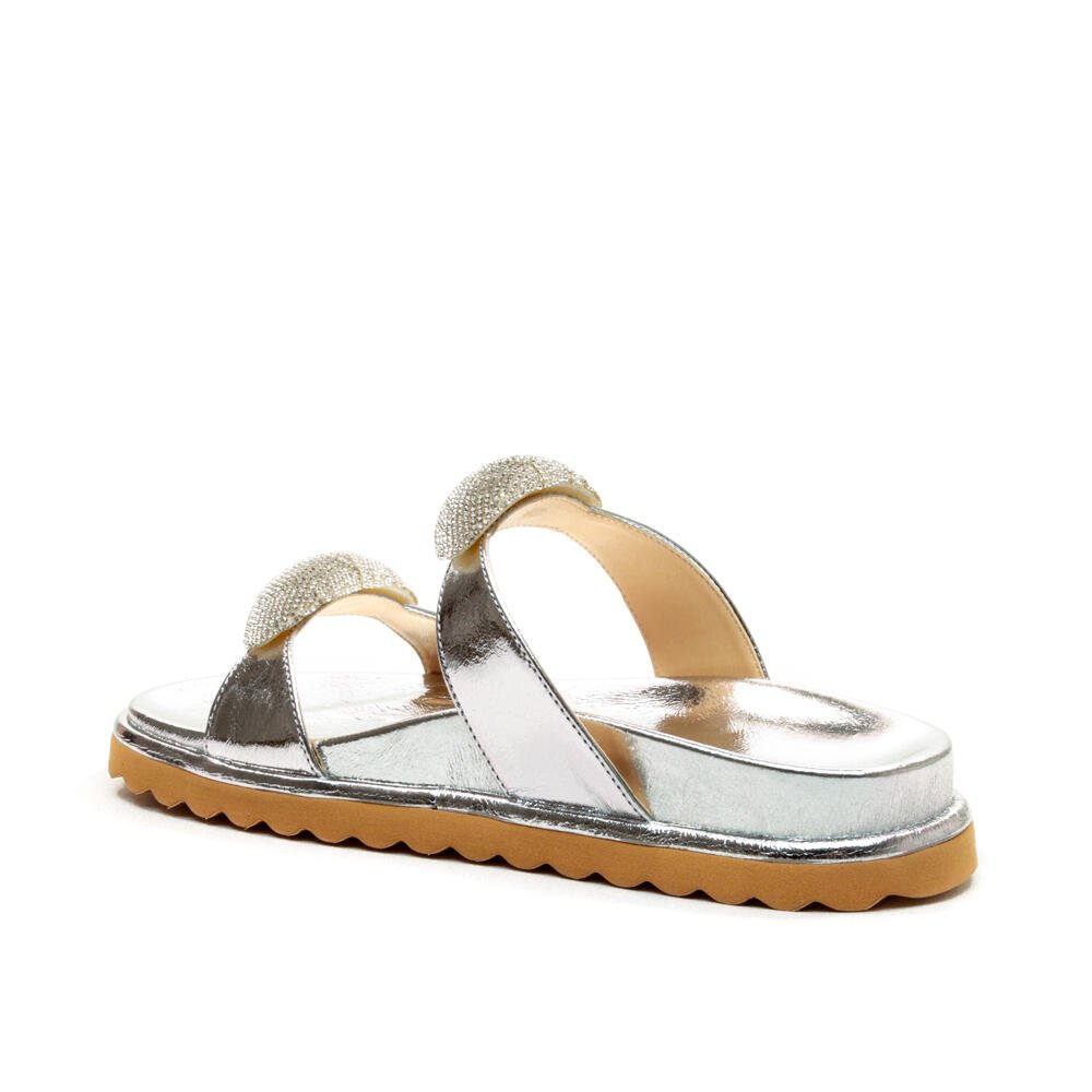 Sandália Papete Couro Prata Cecconello 2491017-2 Prata 4