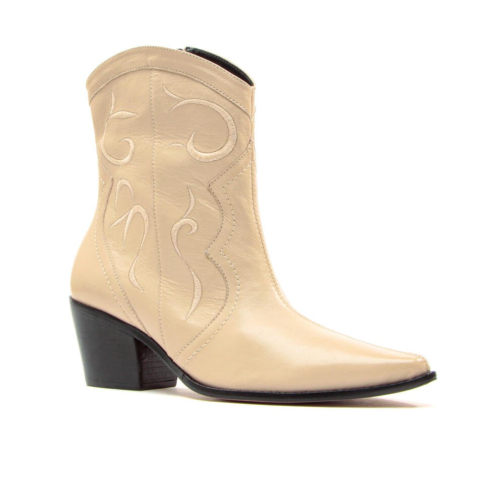 Bota Western Couro Creme Cecconello 2146005-3 Creme 2