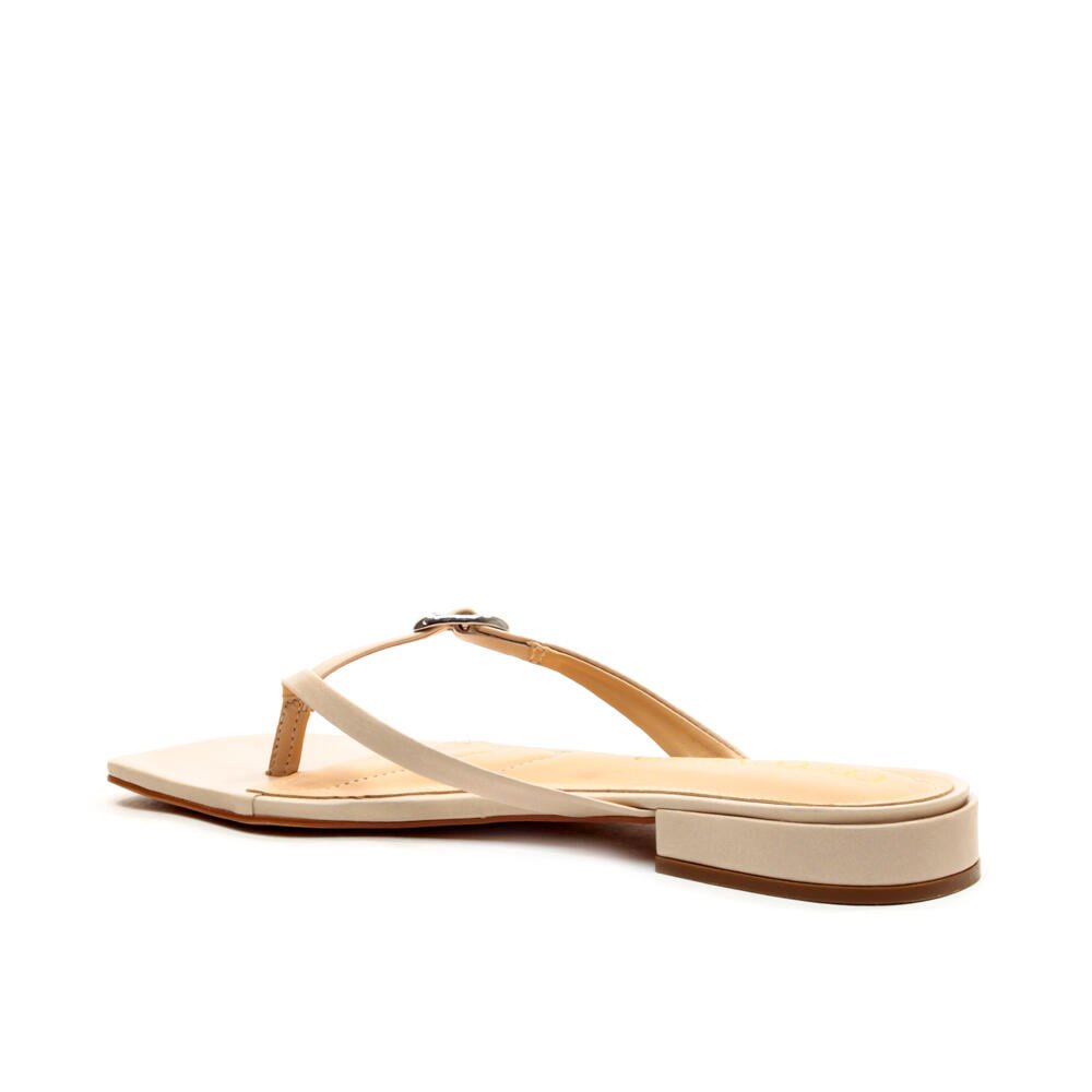 Rasteira Couro Off White Cecconello 2547001-6 Off White 3