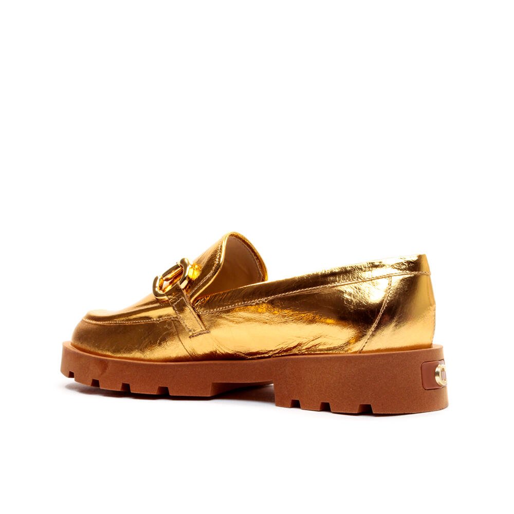 Sapato Oxford Couro Ouro Cecconello 2374012-3 Ouro 3