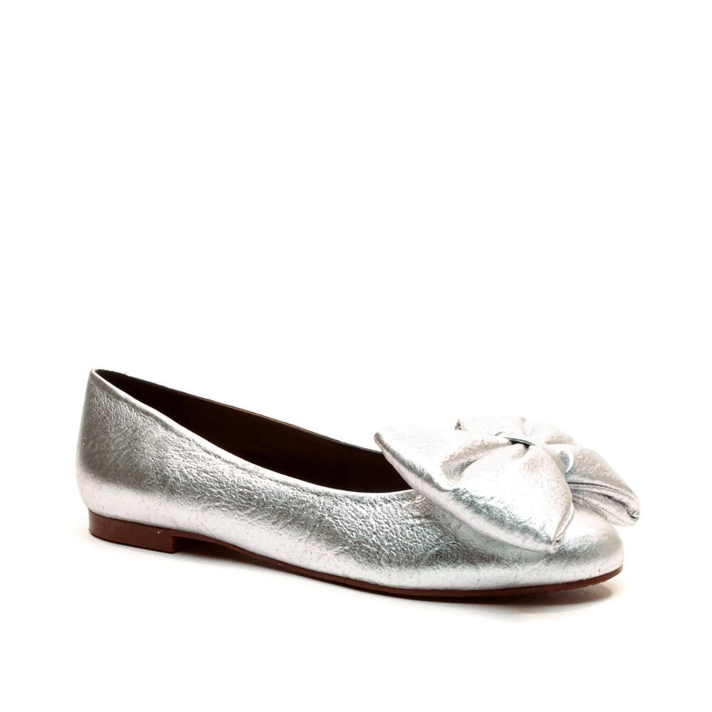 Sapatilha Couro Prata Cecconello 2408005-11 Prata 3