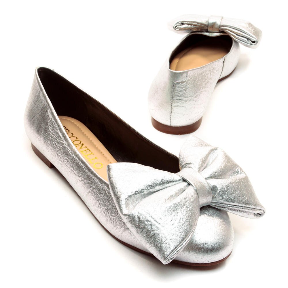 Sapatilha Couro Prata Cecconello 2408005-11 Prata 5