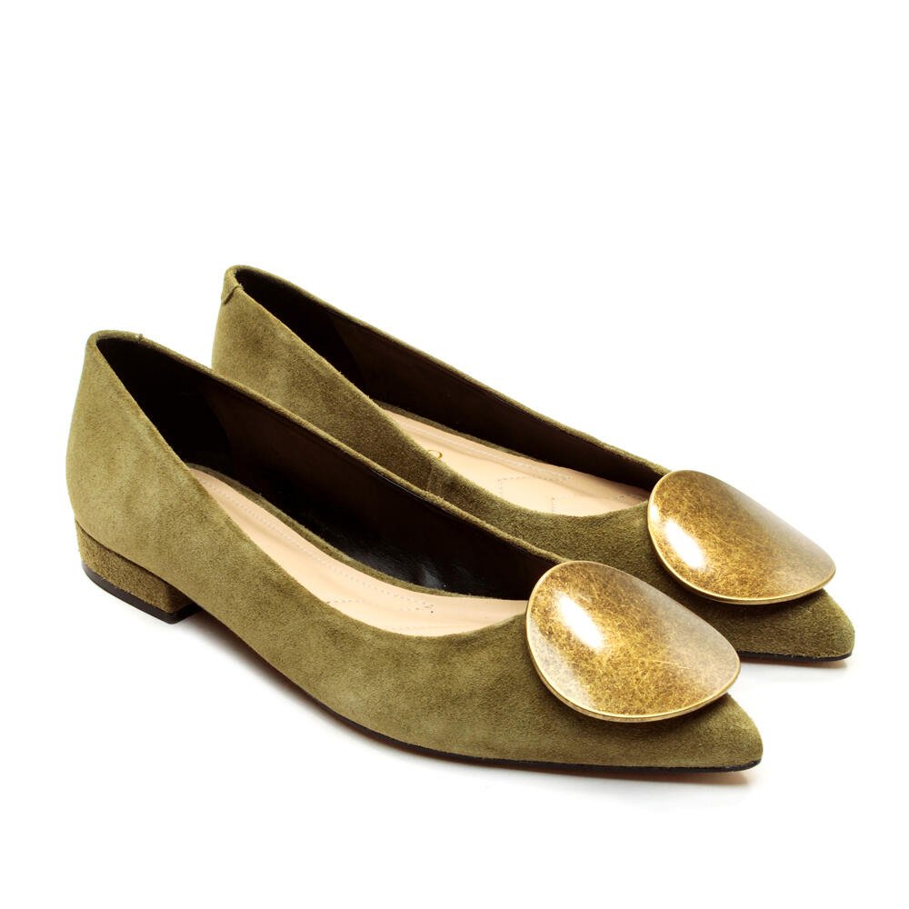 Sapatilha Couro Verde Cecconello 2628003-1 Verde 5