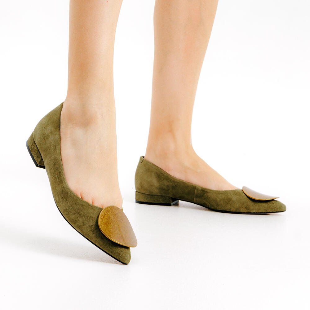 Sapatilha Couro Verde Cecconello 2628003-1 Verde 2