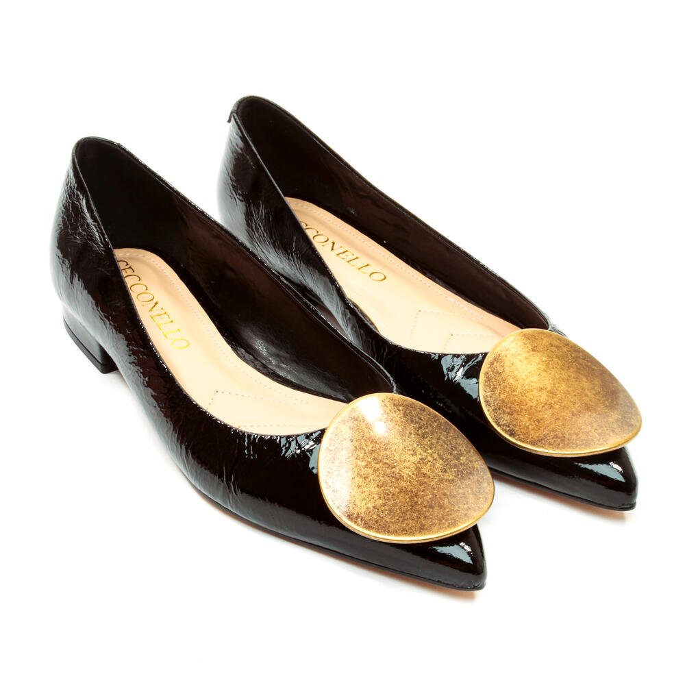 Sapatilha Couro Preto Cecconello 2628003-6 Preto 5