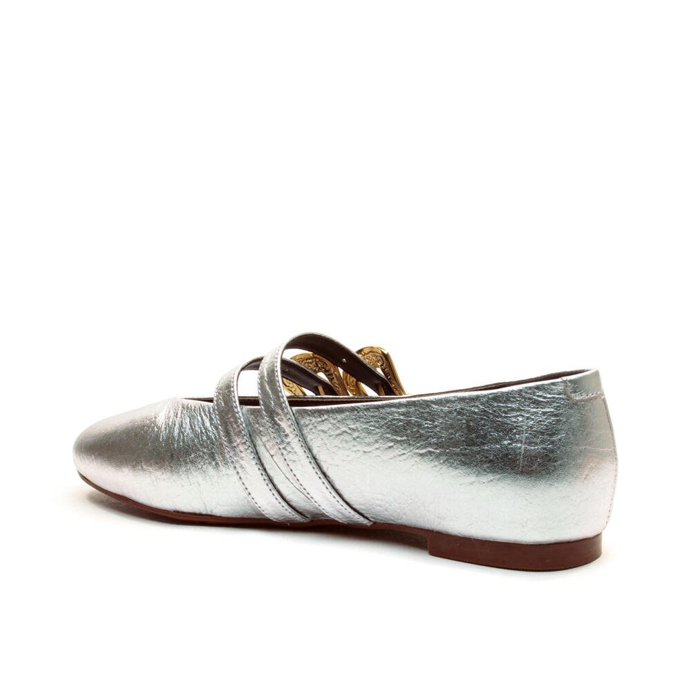 Sapatilha Couro Prata Cecconello 2635002-2 Prata/Dourado 4