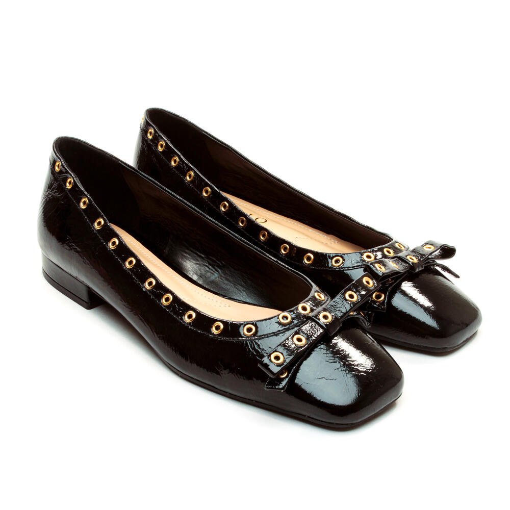 Sapatilha Couro Preto Cecconello 2660001-1 Preto 5