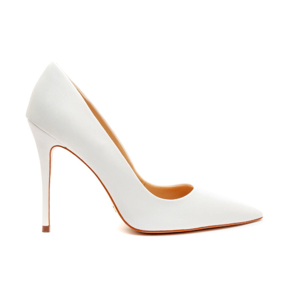 Scarpin Branco Salto Alto Cecconello 2130008-75