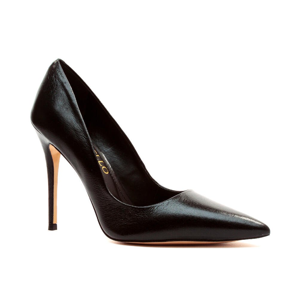 Scarpin Couro Preto Salto Alto Cecconello 2130008-83 Preto 2