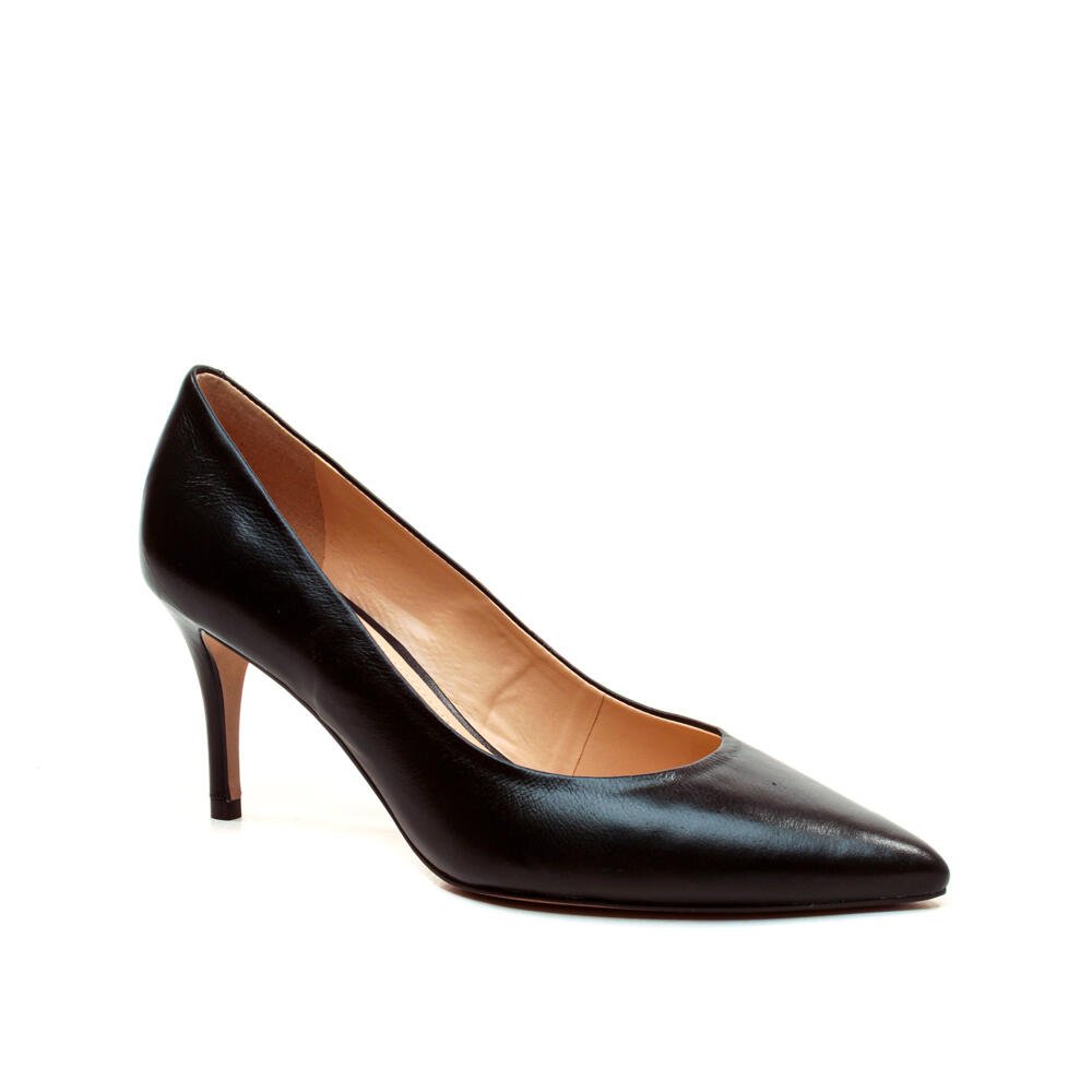 Scarpin Couro Preto Salto Médio Cecconello 2399001-20 Preto 2