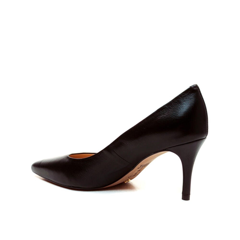 Scarpin Couro Preto Salto Médio Cecconello 2399001-20 Preto 3