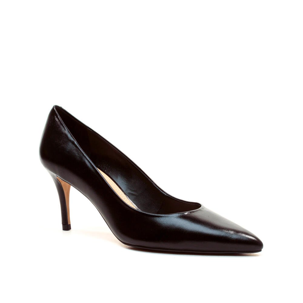 Scarpin Couro Preto Salto Médio Cecconello 2399001-22 Preto 2