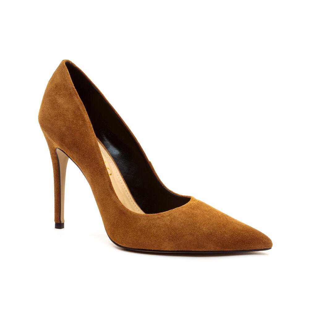 Scarpin Couro Marrom Salto Alto Cecconello 2130008-87 Marrom 3