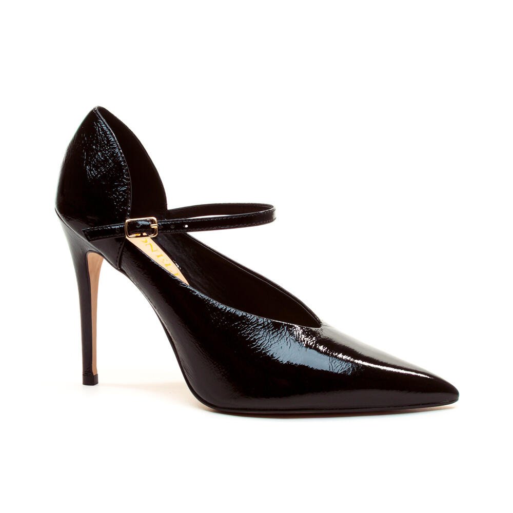 Scarpin Couro Preto Salto Alto Cecconello 2624013-2 Preto 3