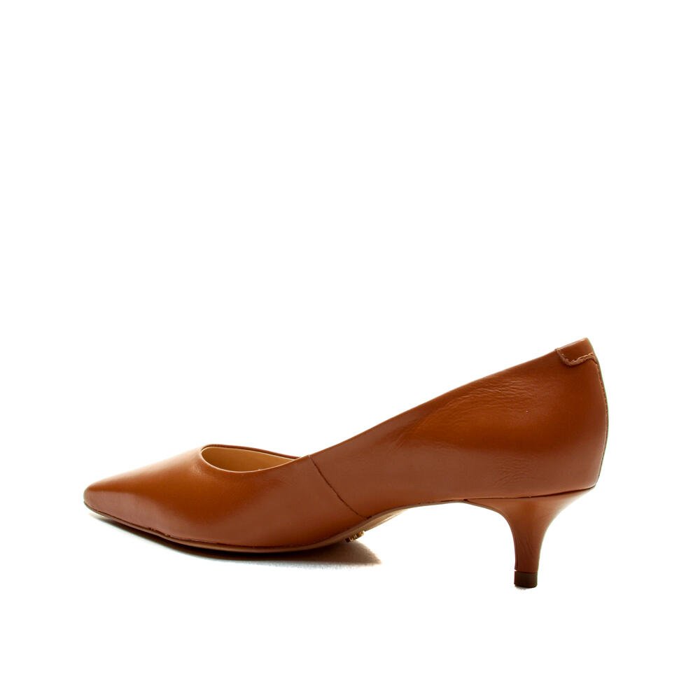 Scarpin Couro Marrom Salto Baixo Cecconello 2629001-13 Marrom 3